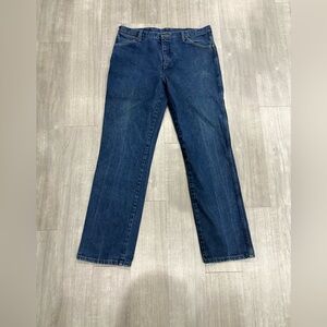 Wrangler 936PWD 38 X 34 Mens Denim Blue Jeans Pants Cowboy